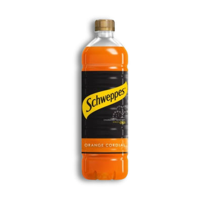 Schweppes Orange Cordial Bottle 12×1LTR