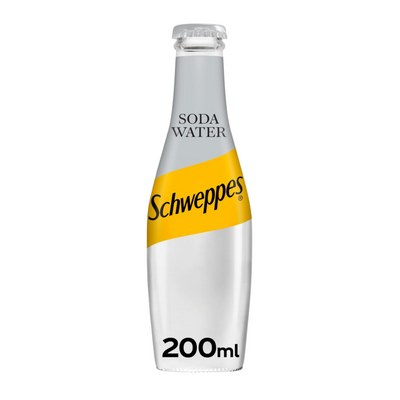 Schweppes Soda Water Bottle 24×200ml