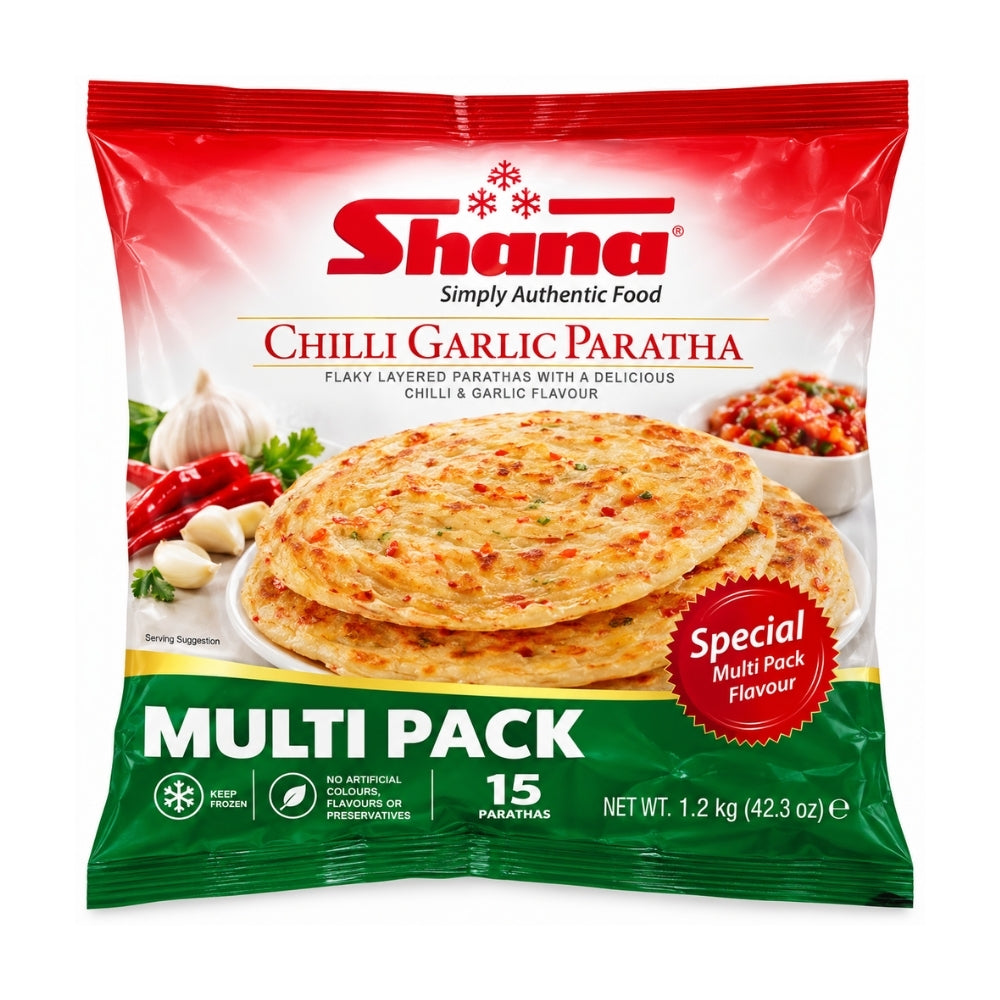 Shana Chilli and Garlic Paratha 1200g