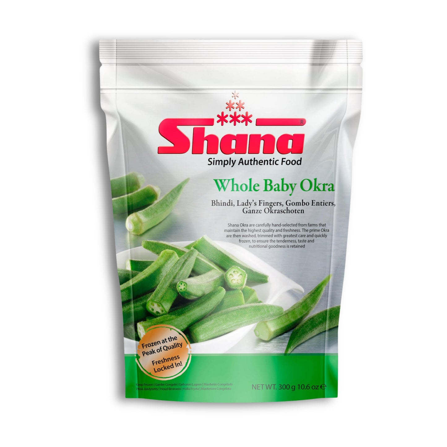 Shana Whole Baby Okra 300g