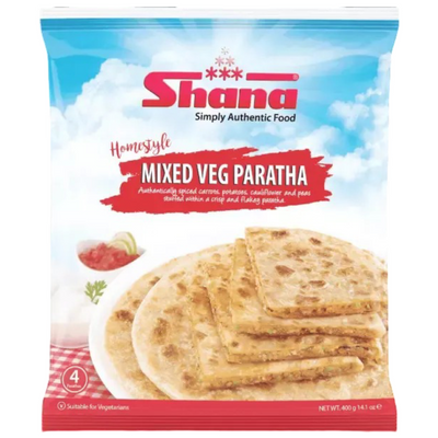 Shana Homestyle Mix Veg Paratha 400g
