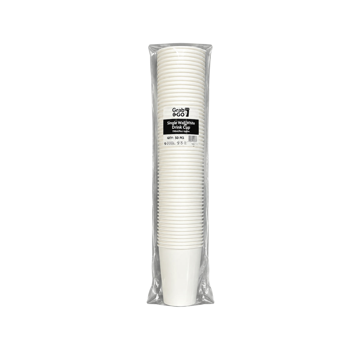 Single wall Hot Drinking Cup 12oz 50s