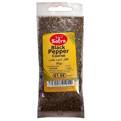 Sofra Black Pepper Coarse 90g
