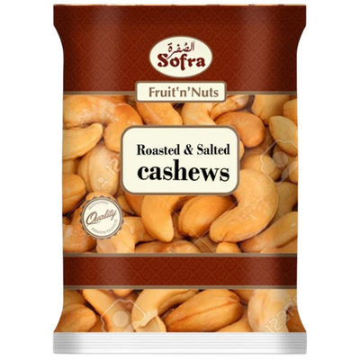 Sofra Cashews Unsalted Roasted 180g