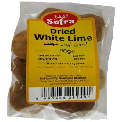 Sofra Dried White Limes 50g