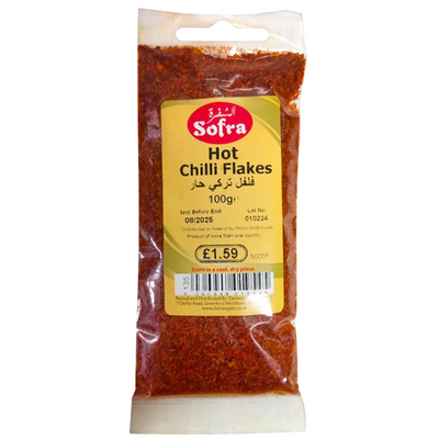 Sofra Hot Chilli Flakes 100g