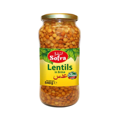 Sofra Lentils in Brine 540g