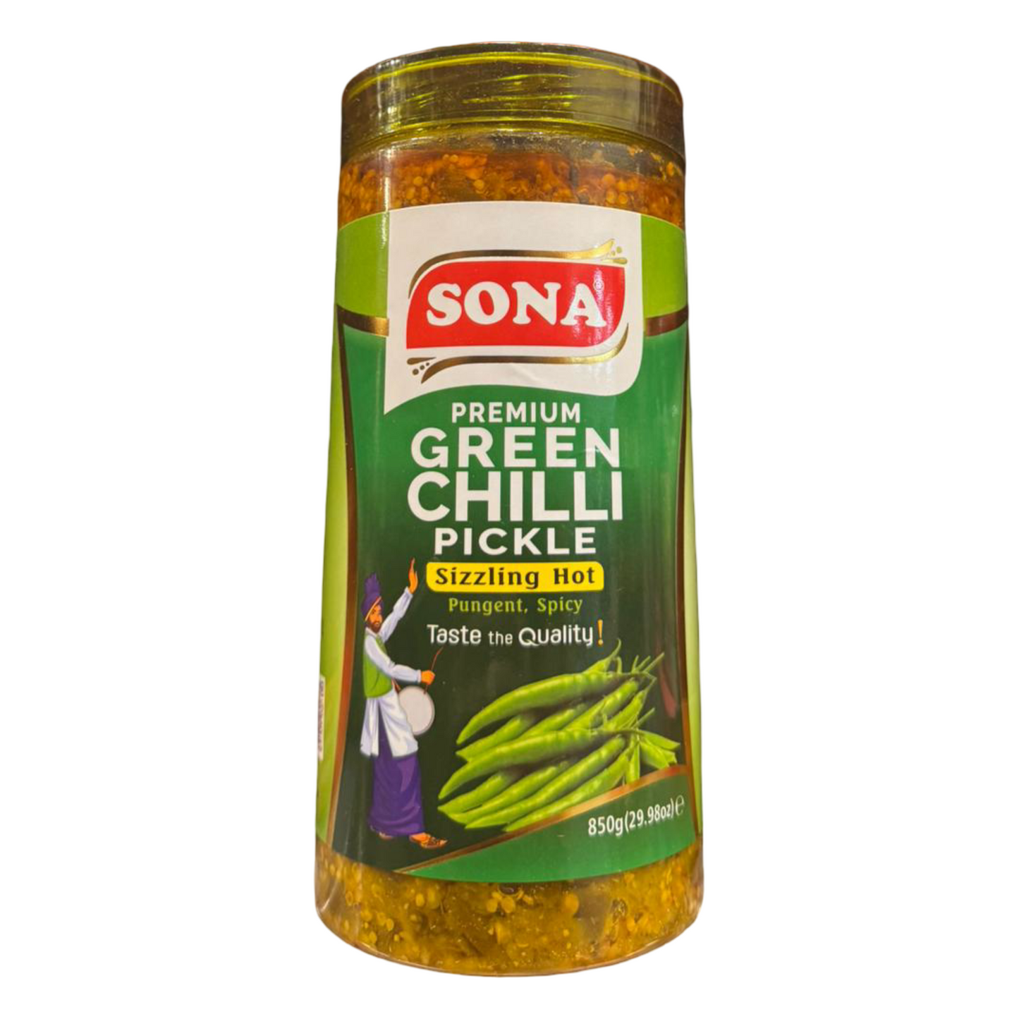 Sona Green Chilli Pickle 850g