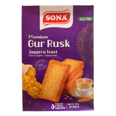 Sona Gur Rusks Egg Free 850g