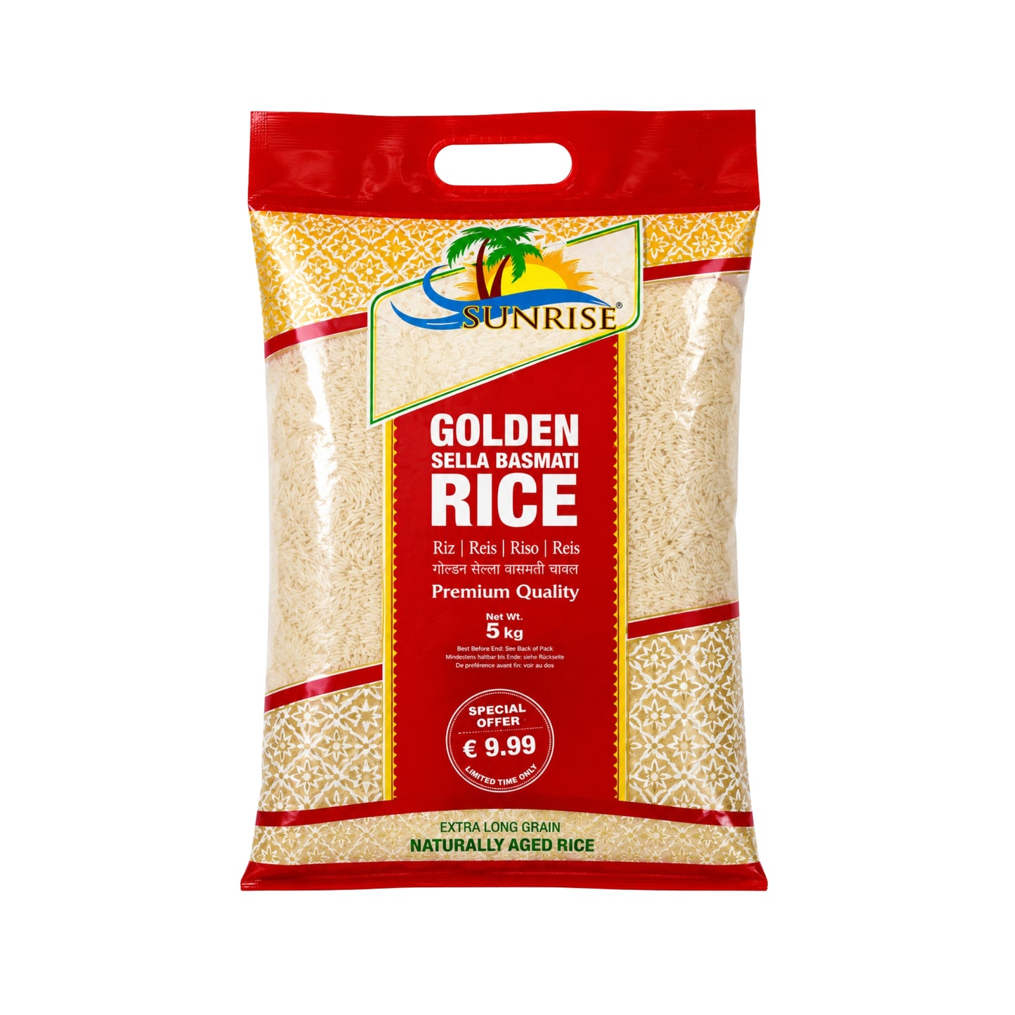 Sunrise Golden Sella Basmati Rice 5kg