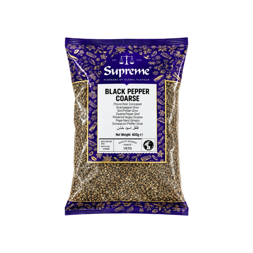 Supreme Black Pepper Coarse 400g