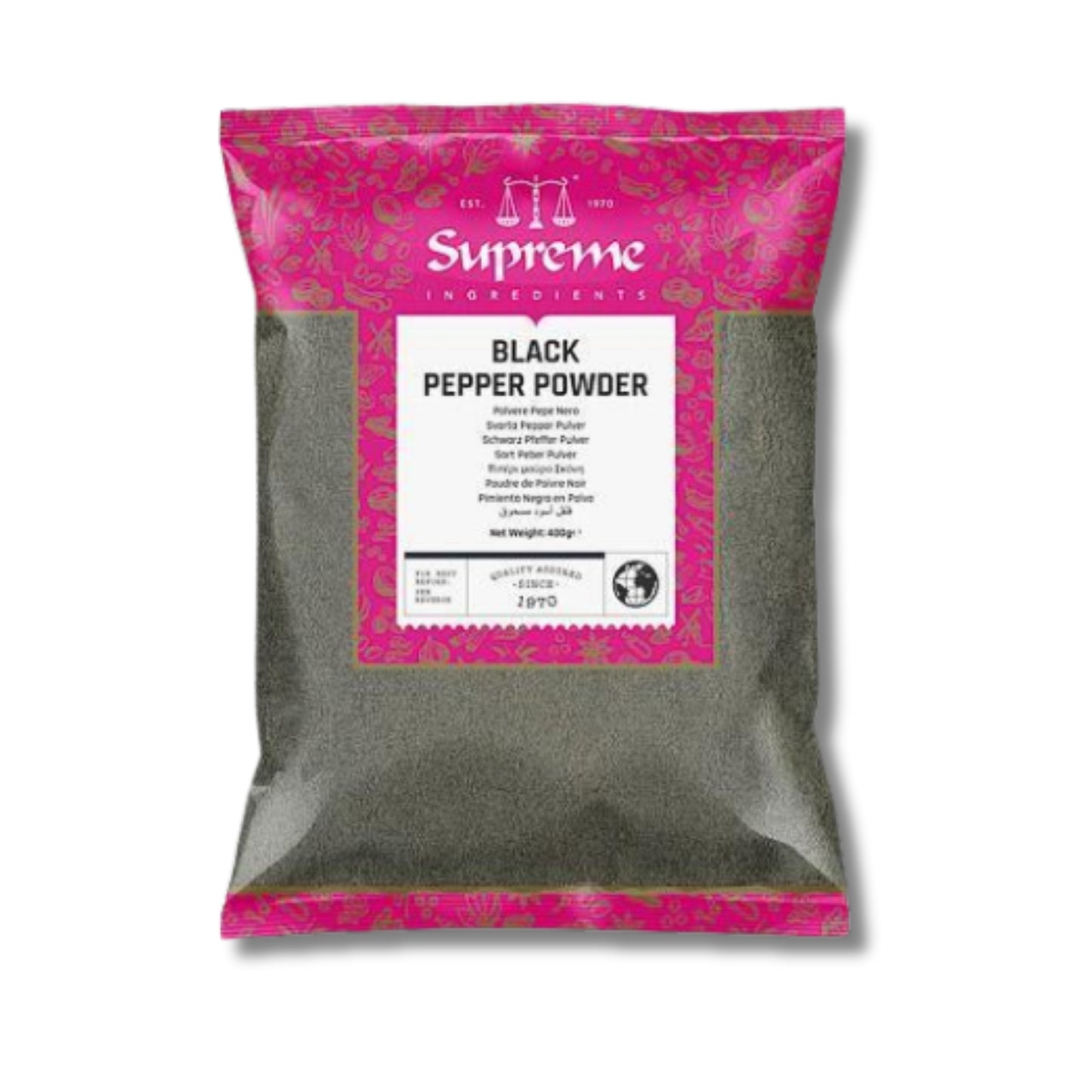 Supreme Black Pepper Powder 400g