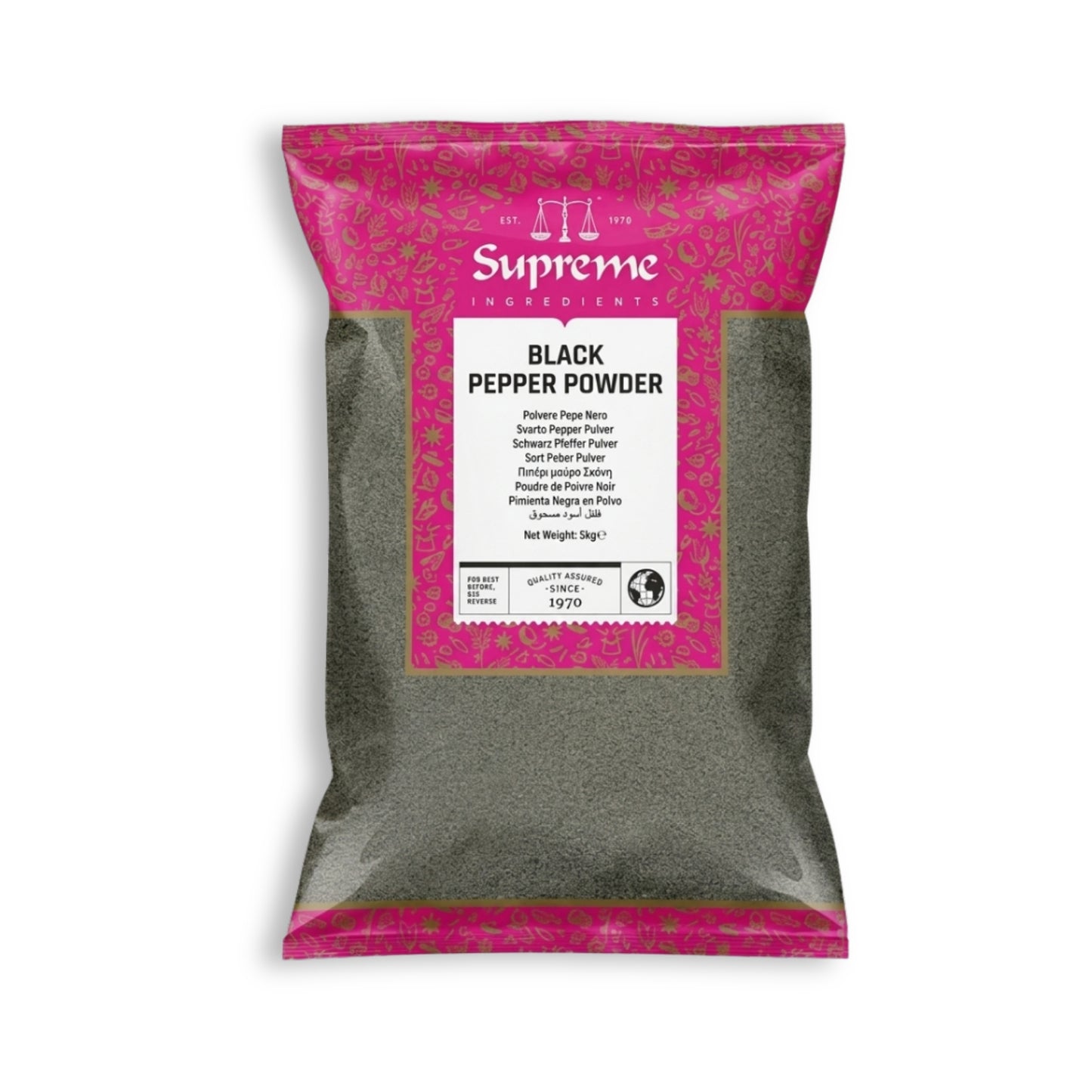 Supreme Black Pepper Powder 5kg
