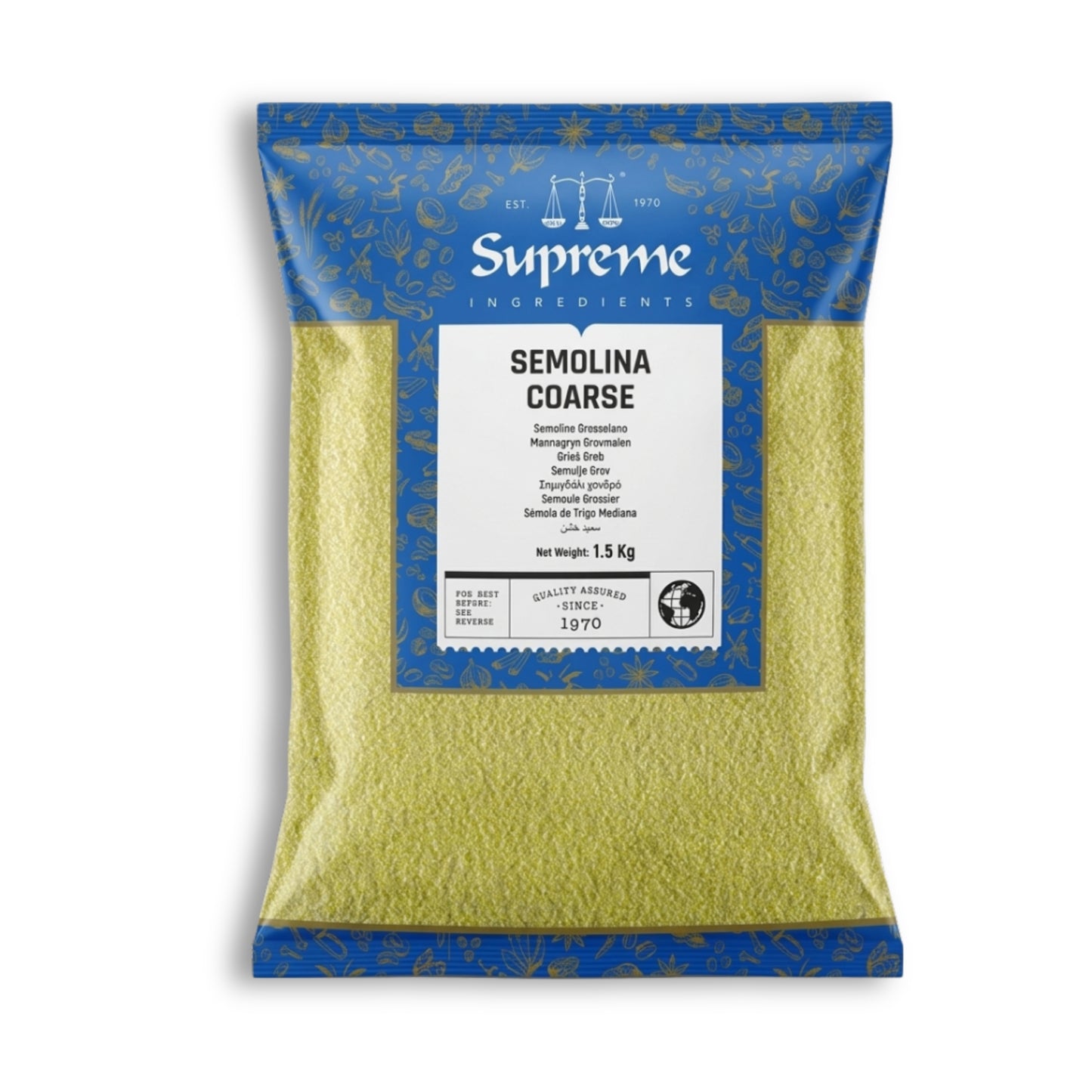 Supreme Semolina Coarse 1.5Kg