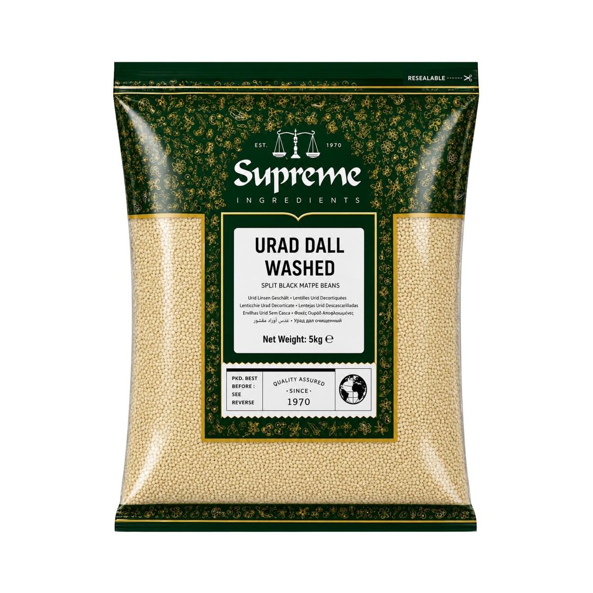 Supreme Urad Dall Washed 5kg