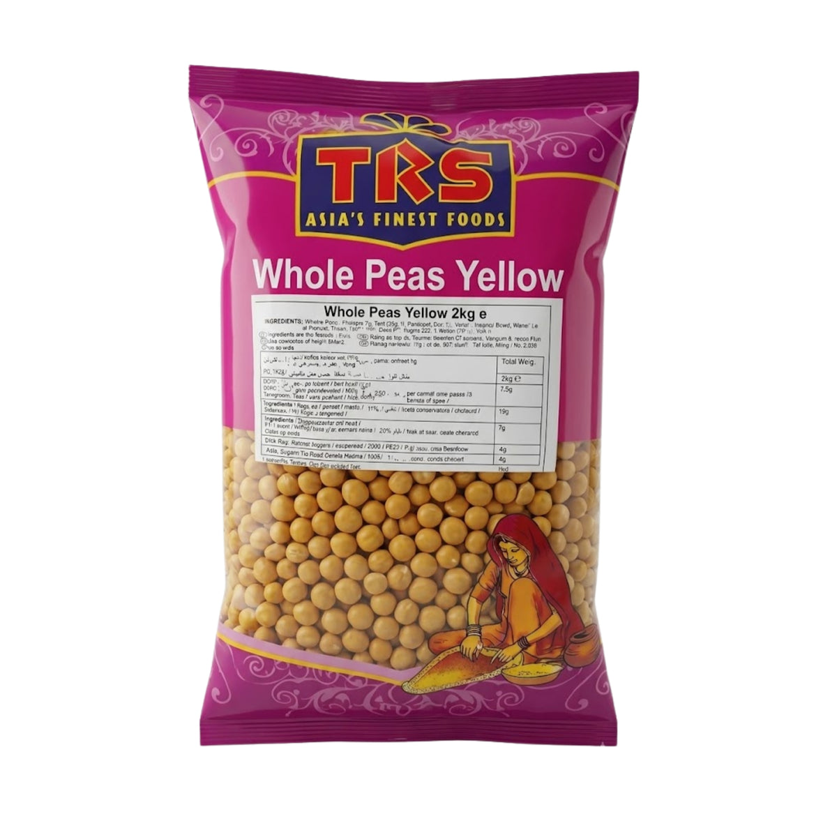 TRS Whole Yellow Chick Peas 2kg