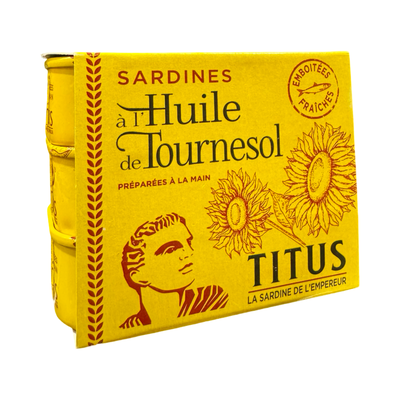 Titus Sardines Hot Tinned Fish 3x125g