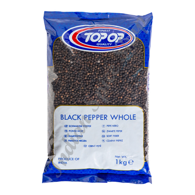 Topop Black Pepper Whole 1kg