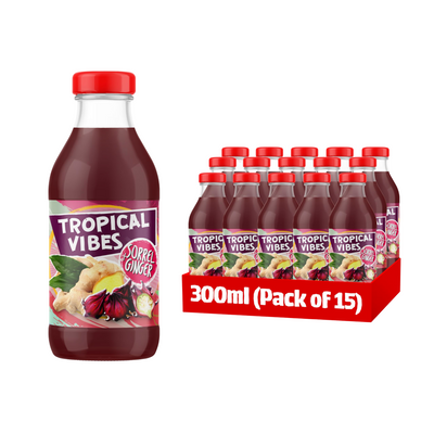 Tropical Vibes Sorrel Ginger Bottle 12×330ml