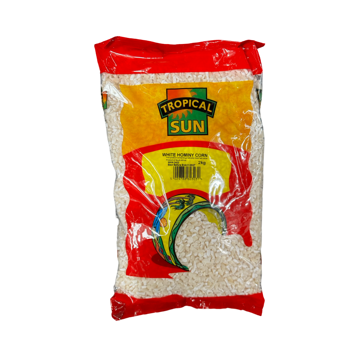 Tropical Sun White Hominy Corn 2kg