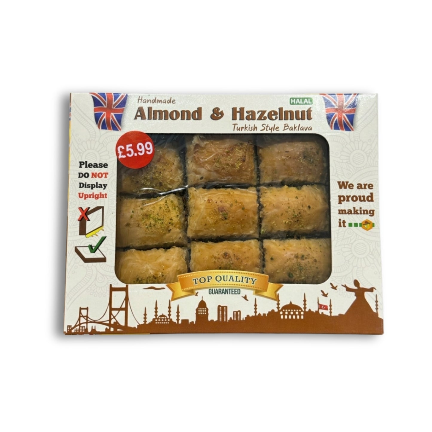 Turkish Style Hazelnut Baklava 400g