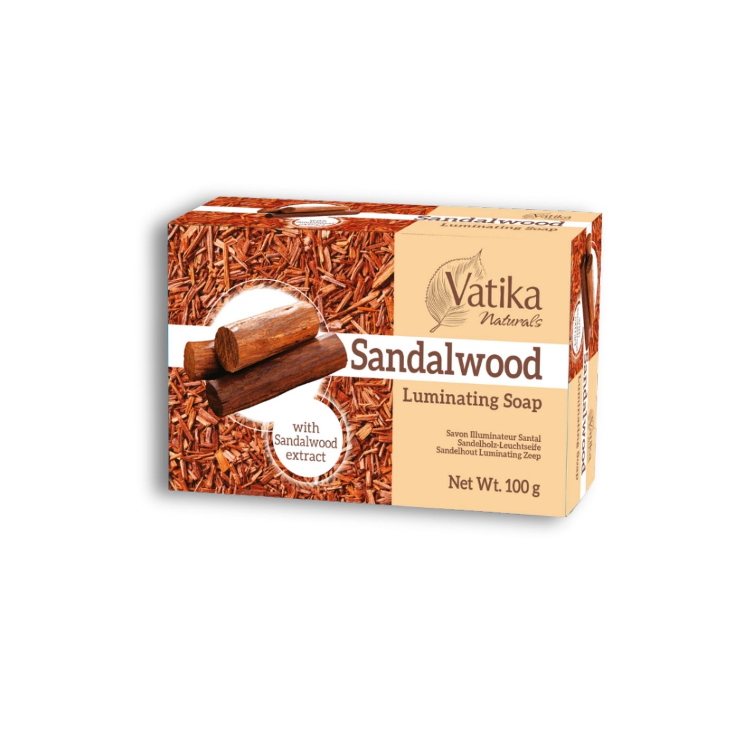 Vatika Luminating Hand Soap Sandal Wood 100g