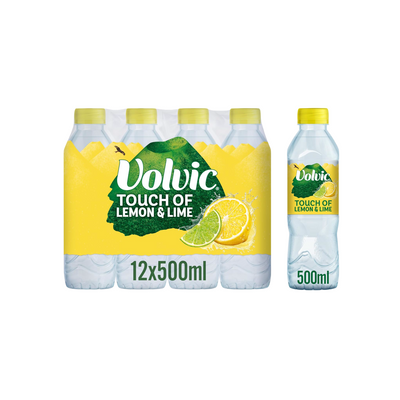 Volvic Touch of Fruit Lemon Bottle 12×500ml