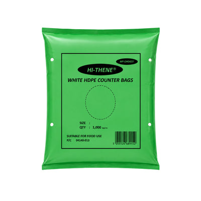 White HDPE Bags 150x200mm 1000s