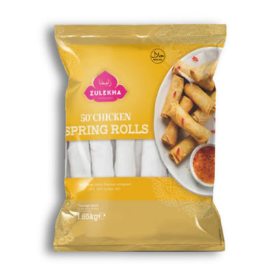 Zulekha 50 Chicken Spring Roll 1.65KG