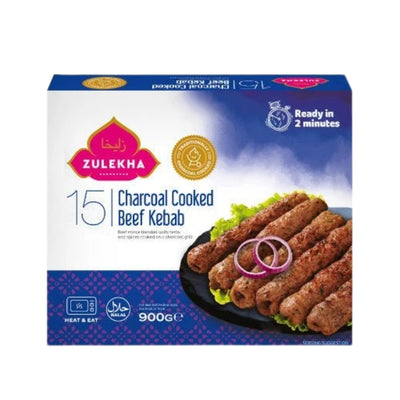 Zulekha Charcoal Cooked Beef Kebab 900g