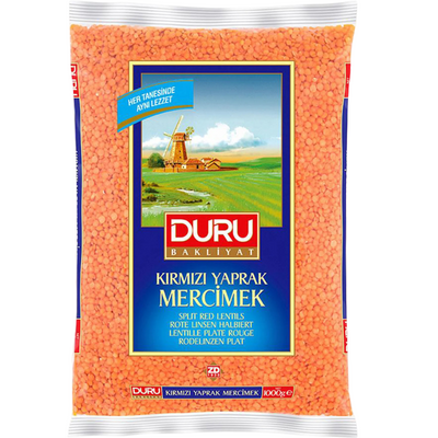 Duru Red Lentils Split 1kg