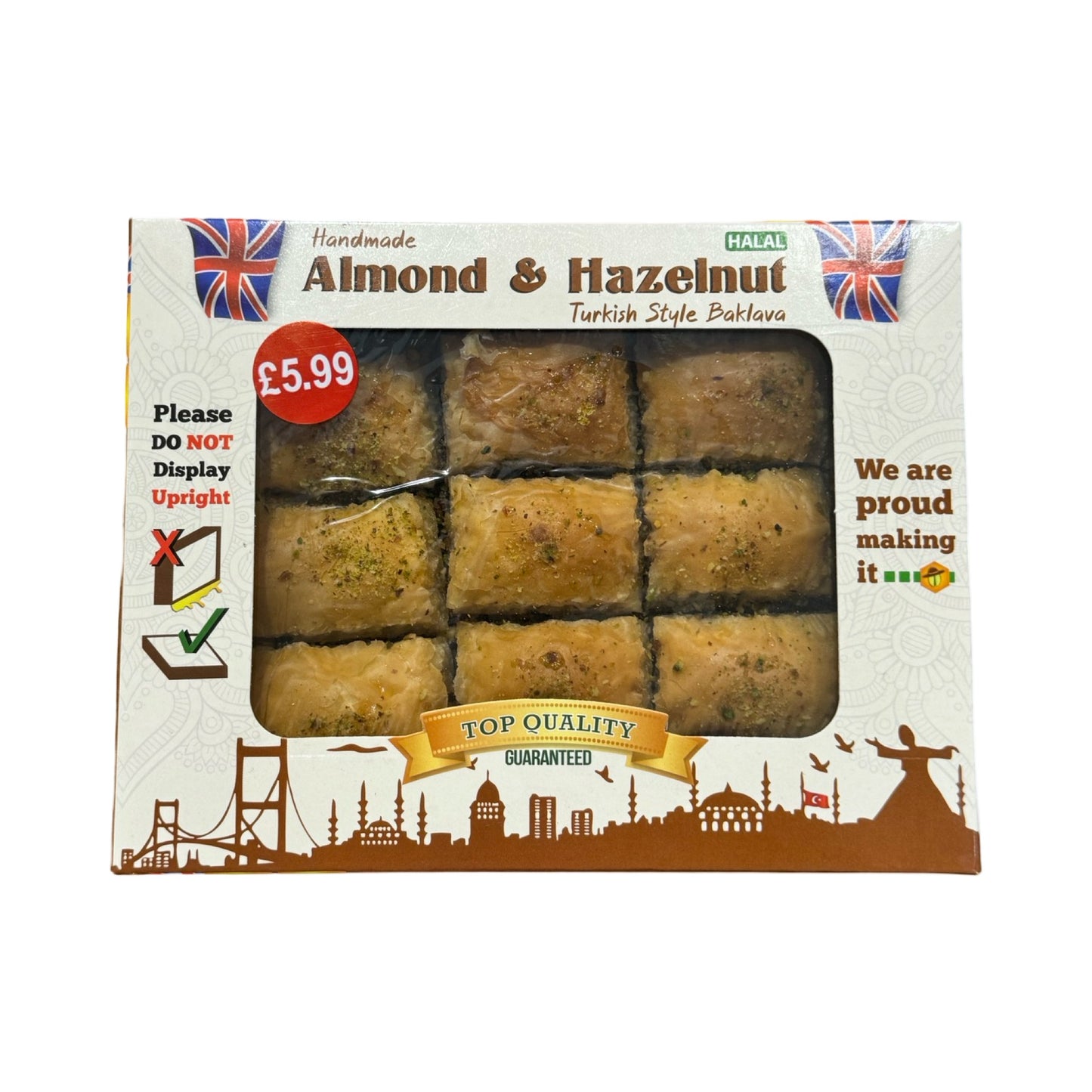 Turkish Style Hazelnut Baklava 400g