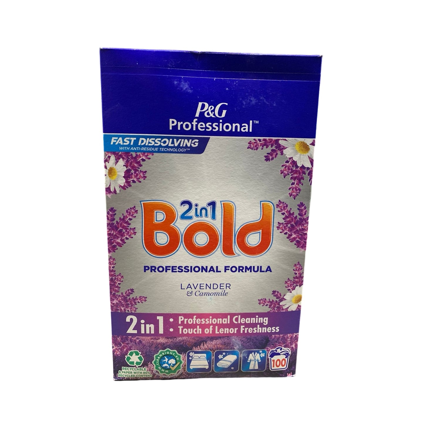 Bold 2 In 1 Lavender 100 Wash 6.5kg