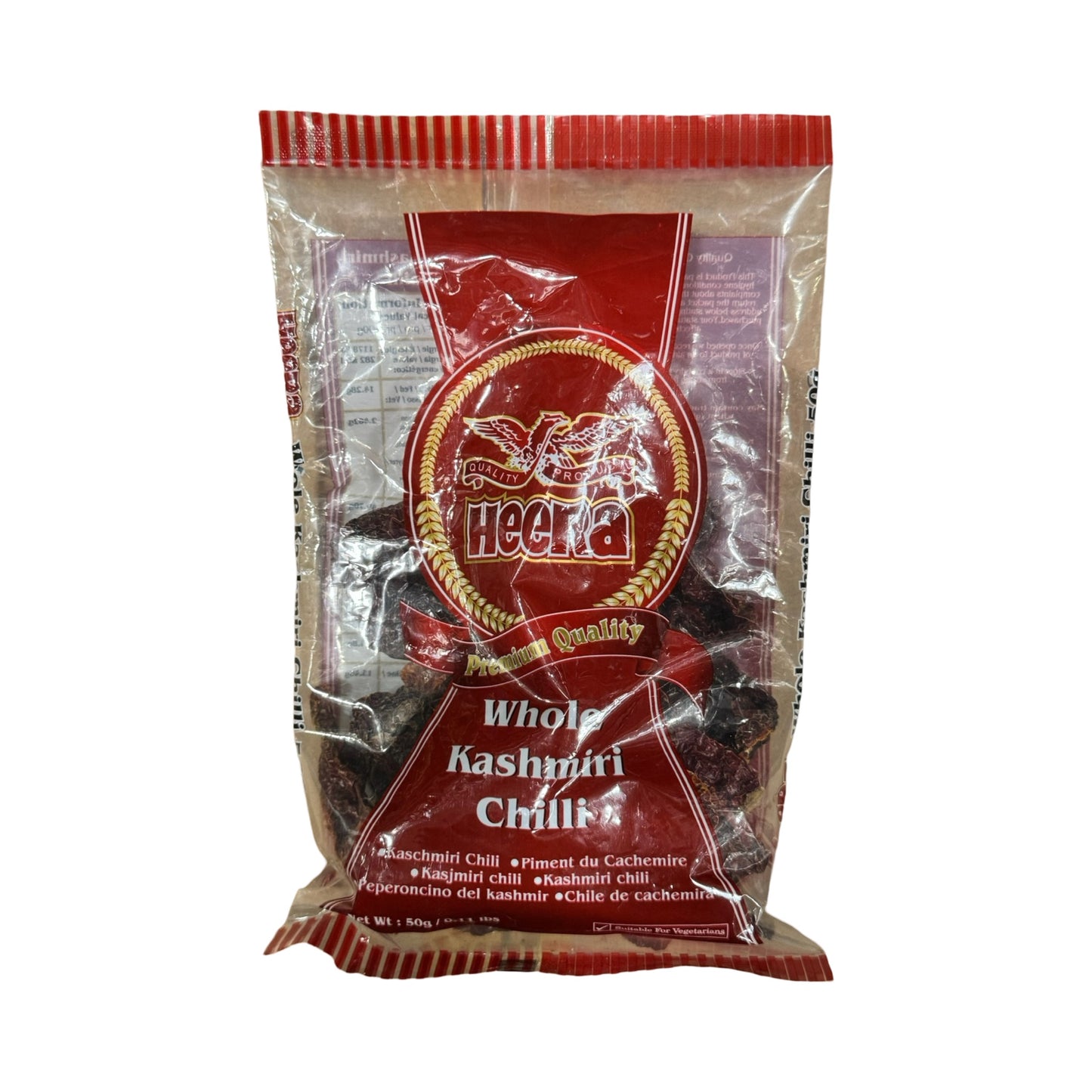 Heera Whole Kashmiri Chilli 50g