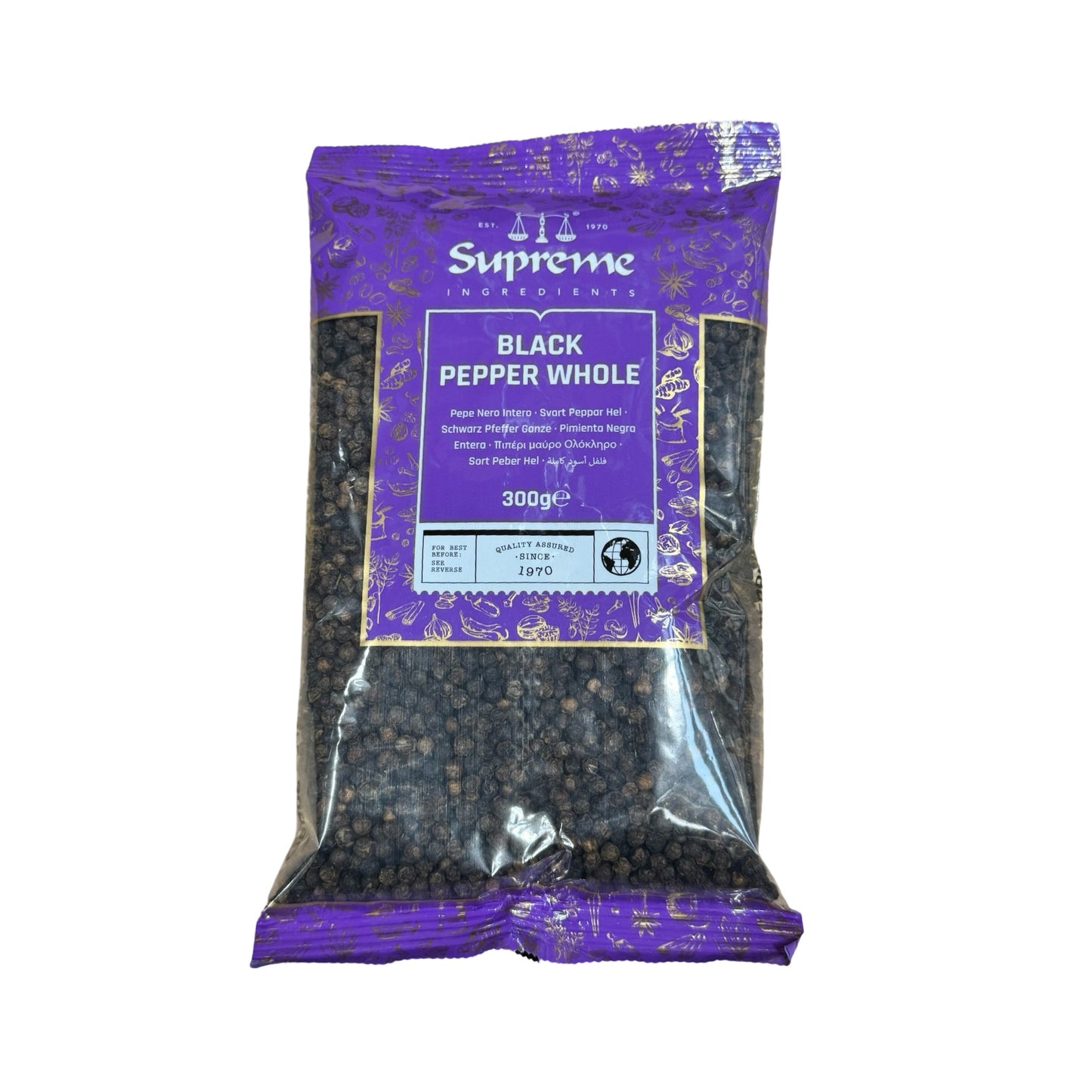 Supreme Black Pepper Whole 300g