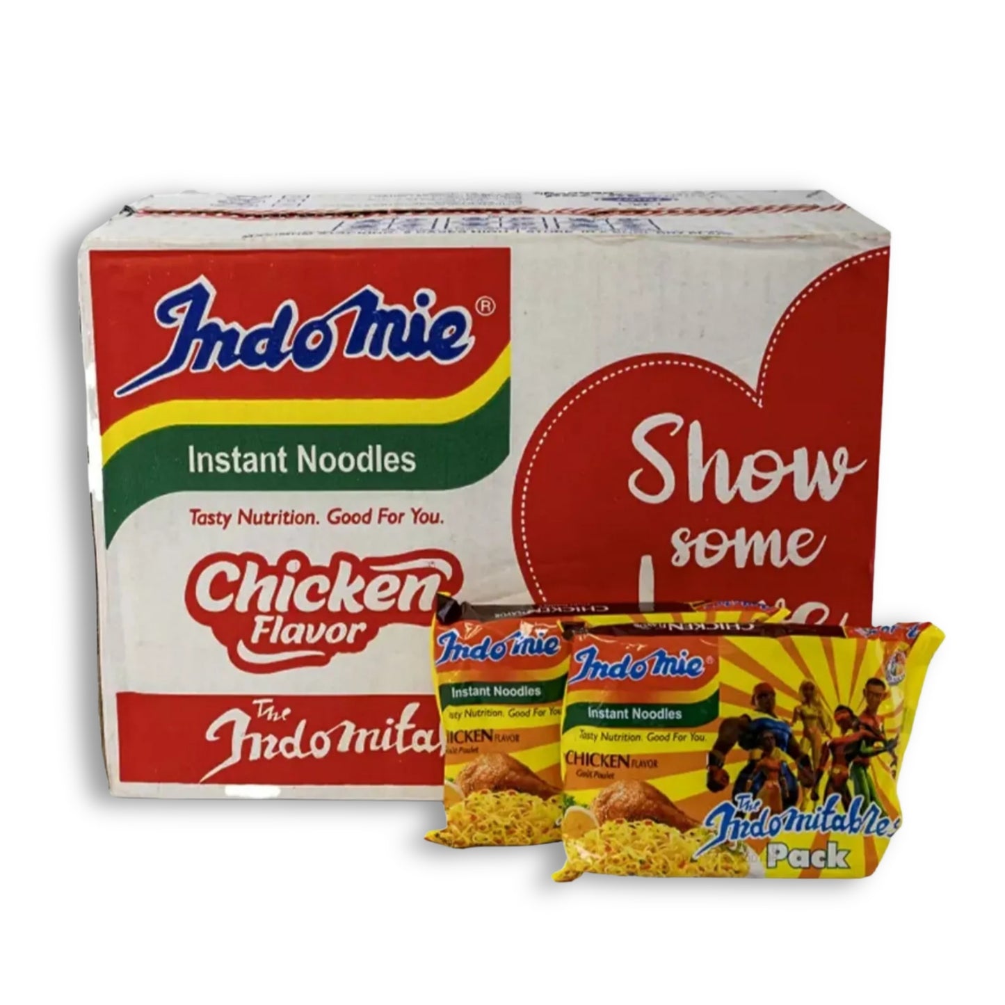 Indomie Chicken Flavour Instant Noodles white box 40x70g (nigerian)