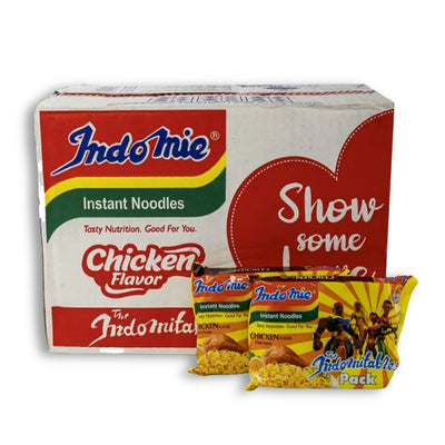 Indomie Chicken Flavour Instant Noodles white box 40x70g (nigerian)
