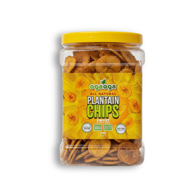 Oga-Oga Plantain Crisps Sweet Chilli (Orange) 450G