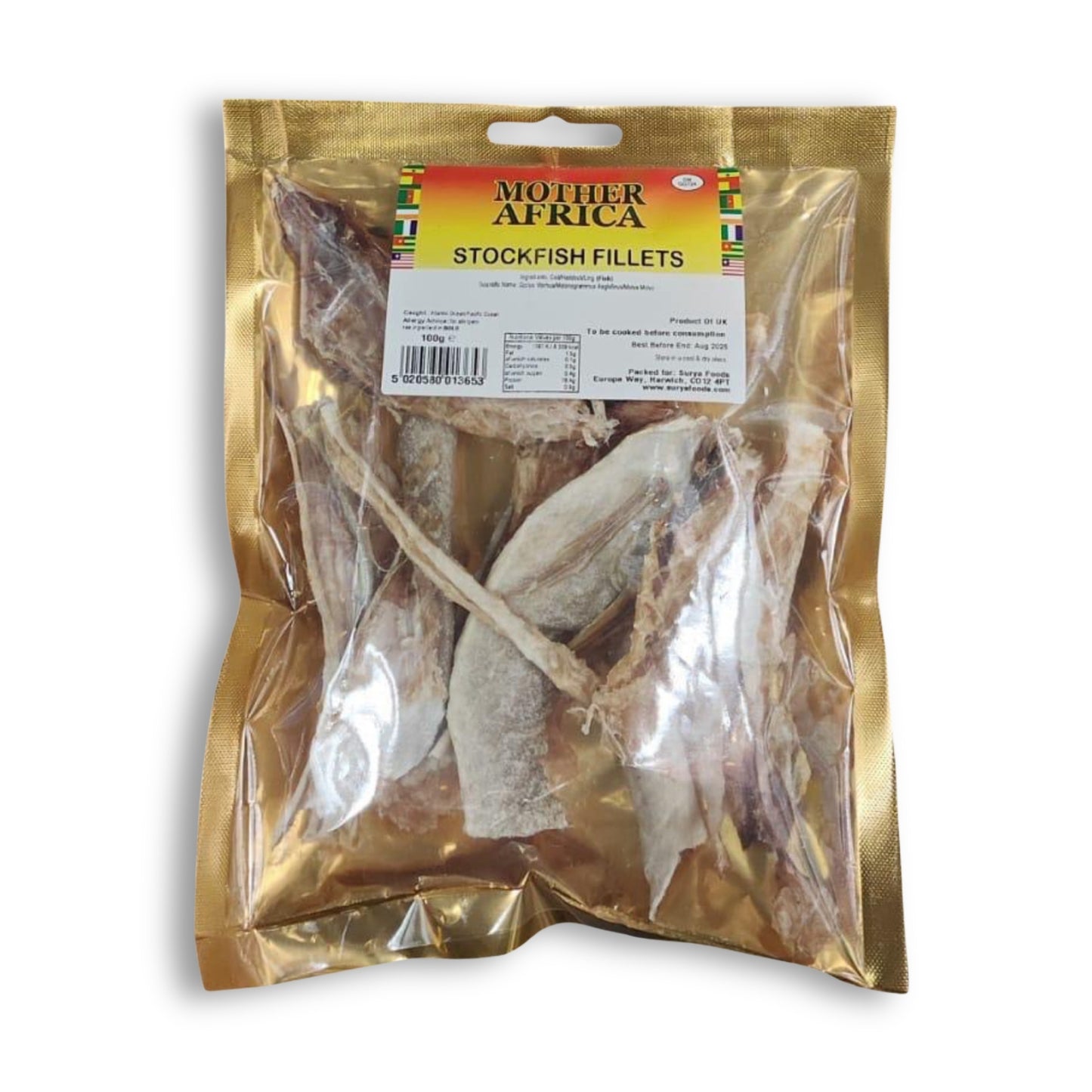 Mother Africa Stockfish Fillets 100g