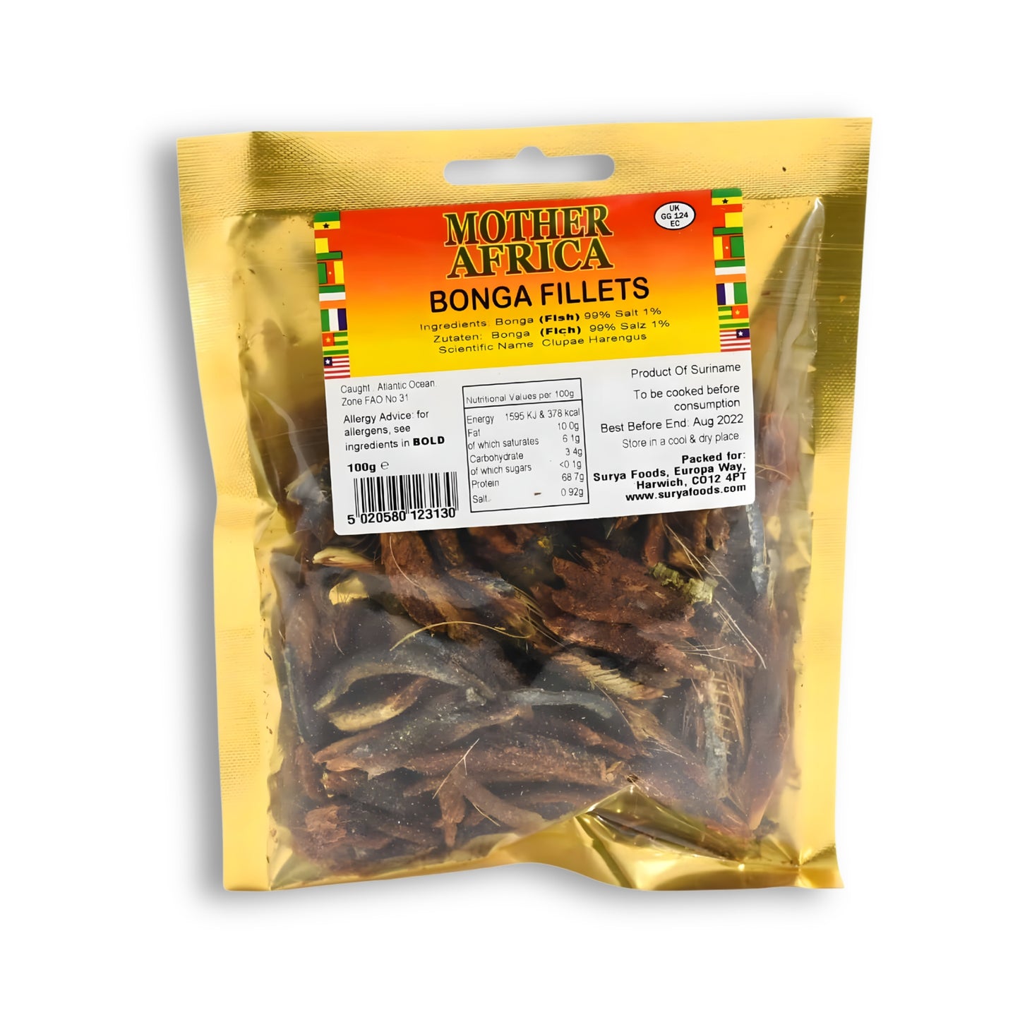Mother Africa Bonga Fillets 100g