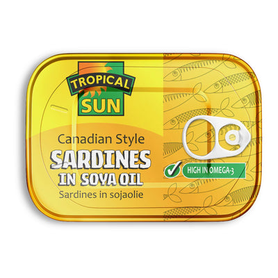 Tropical Sun Sardines In Soya Oil 106G
