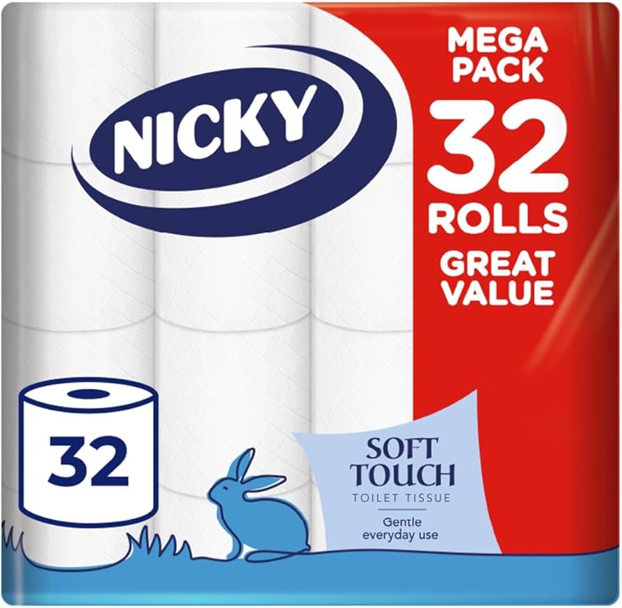 Nicky Elite White Toilet Roll 1x32roll