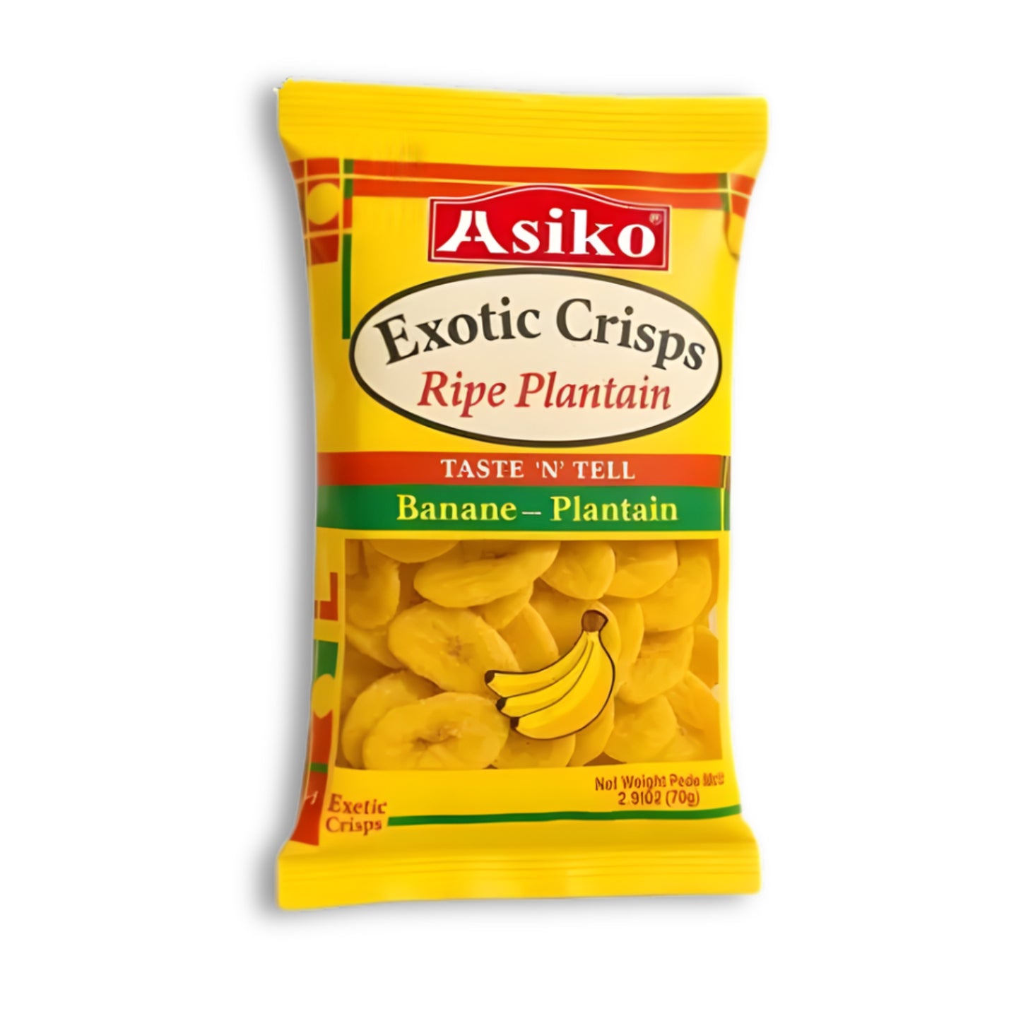 Asiko Exotic Salted Plantain Chips 75g