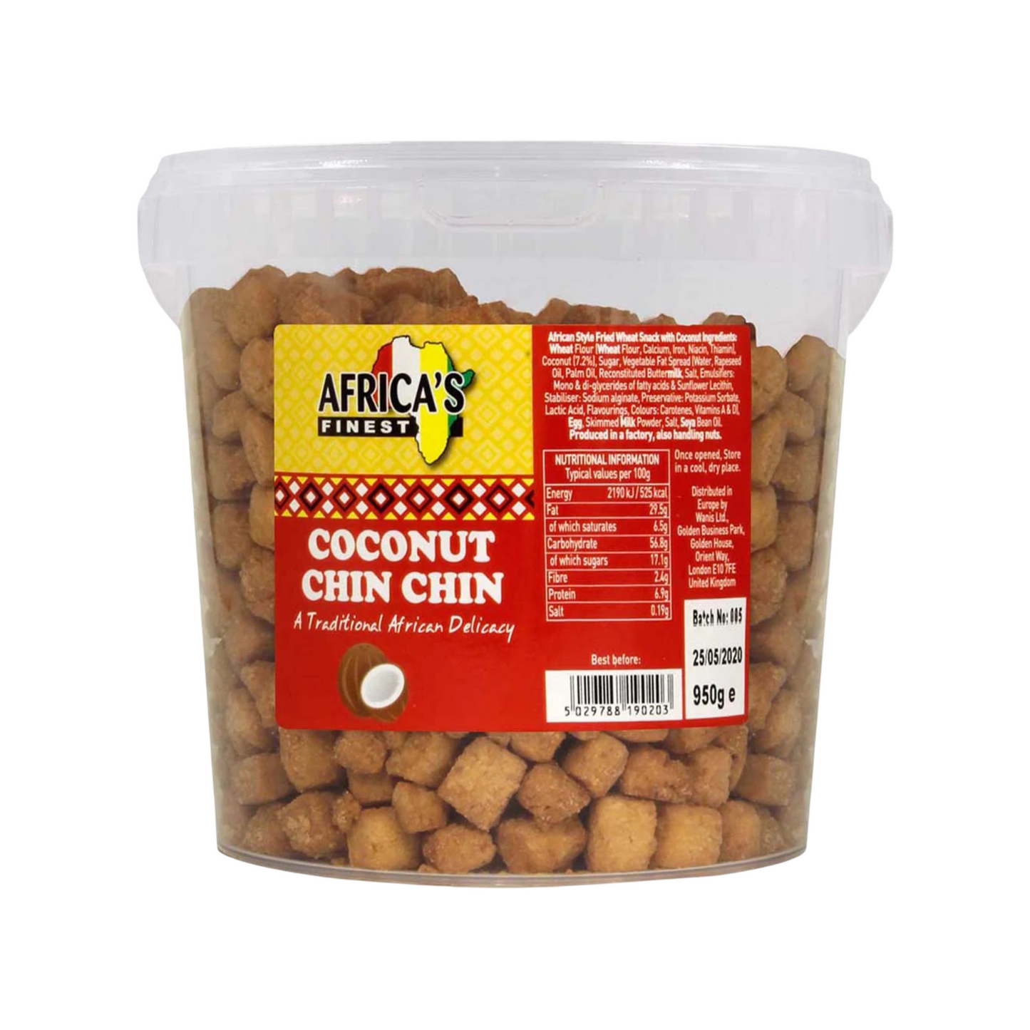 Africas Finest Chin Chin Coconut / Original 950G