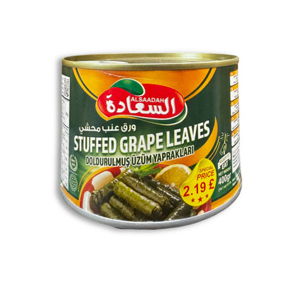 Al Saadah Stuffed Grape Leaves Pomegranate 400g