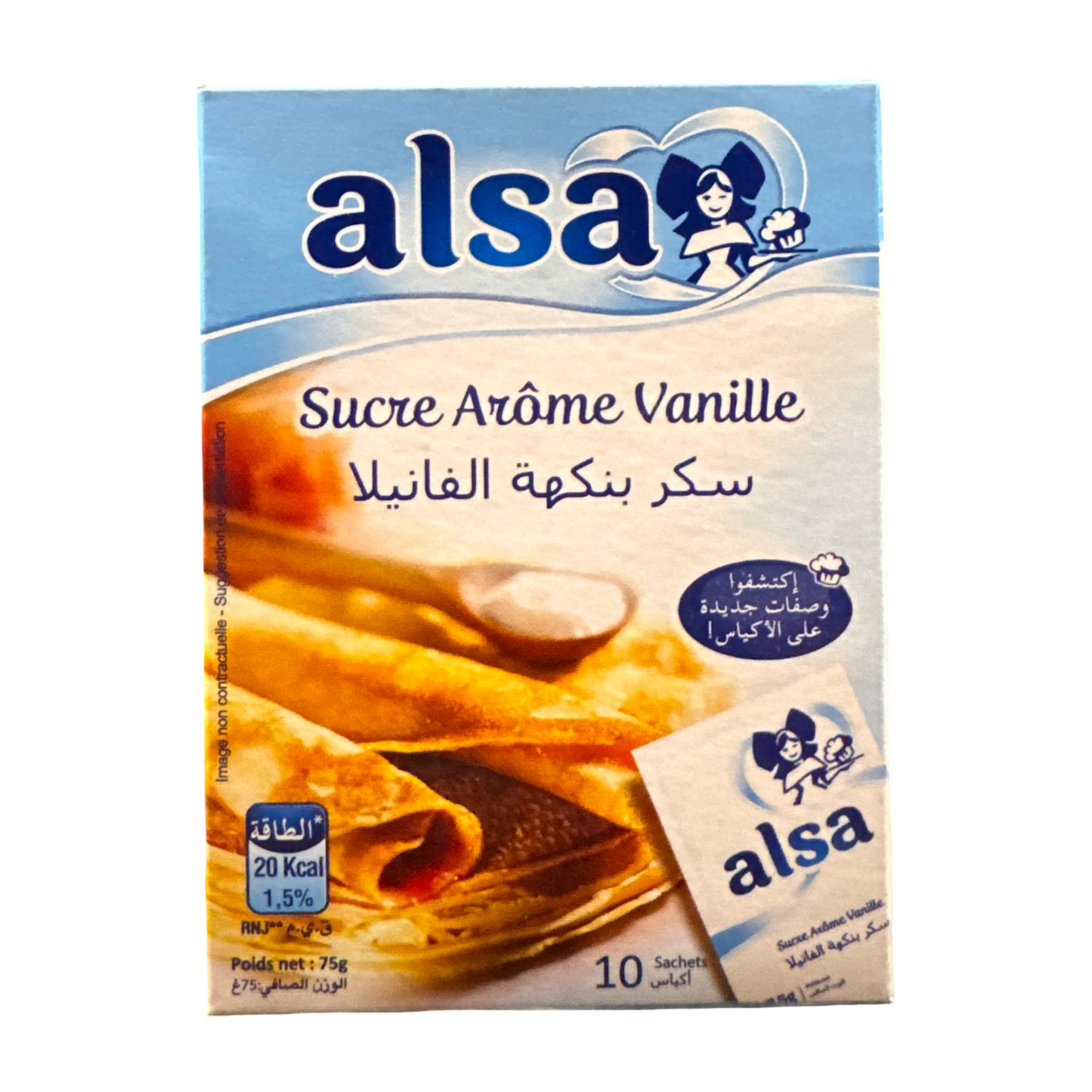 Alsa Sucre Arome Vanilla 75g