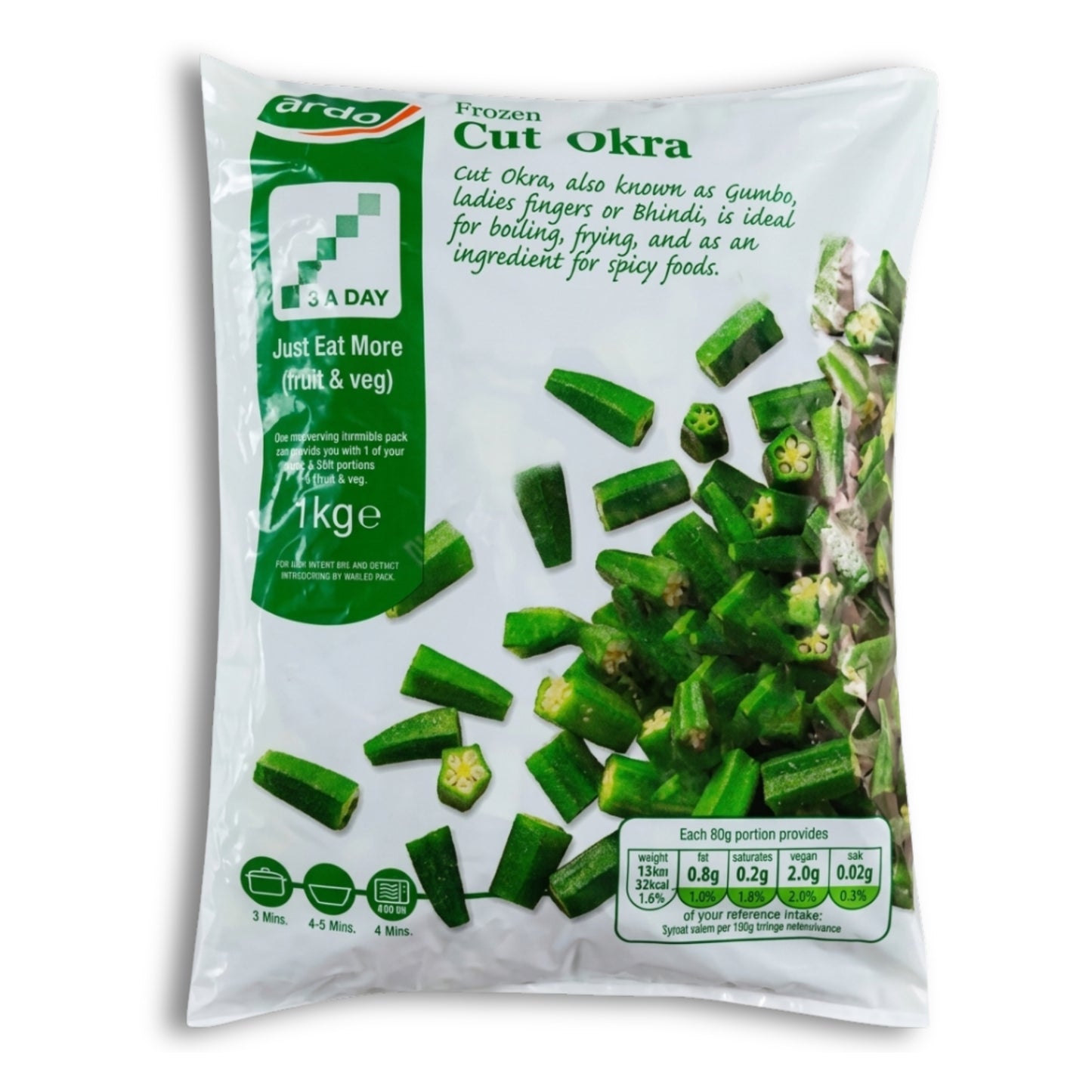 Ardo Okra Cut 1kg