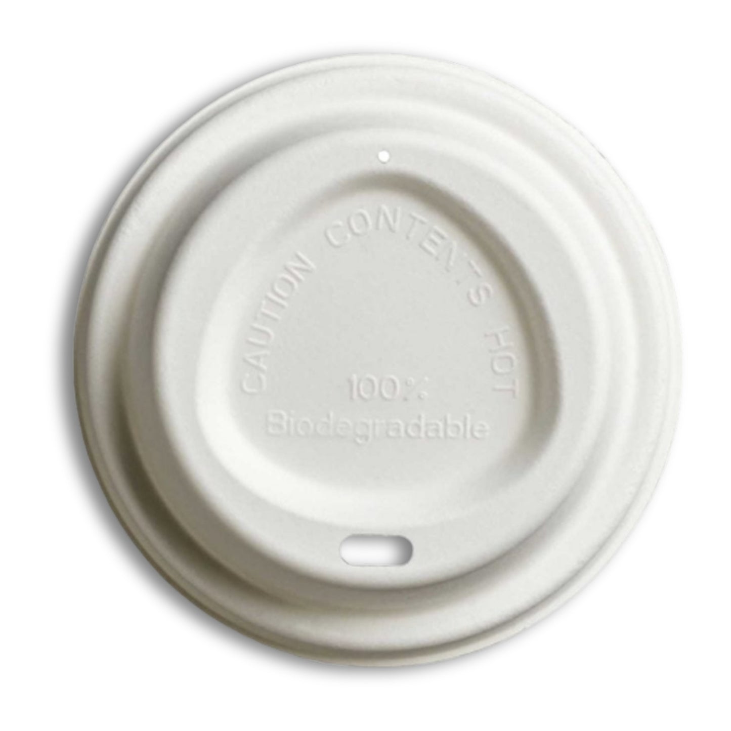 Bagasse Sip Through Domed Lids 1x50s