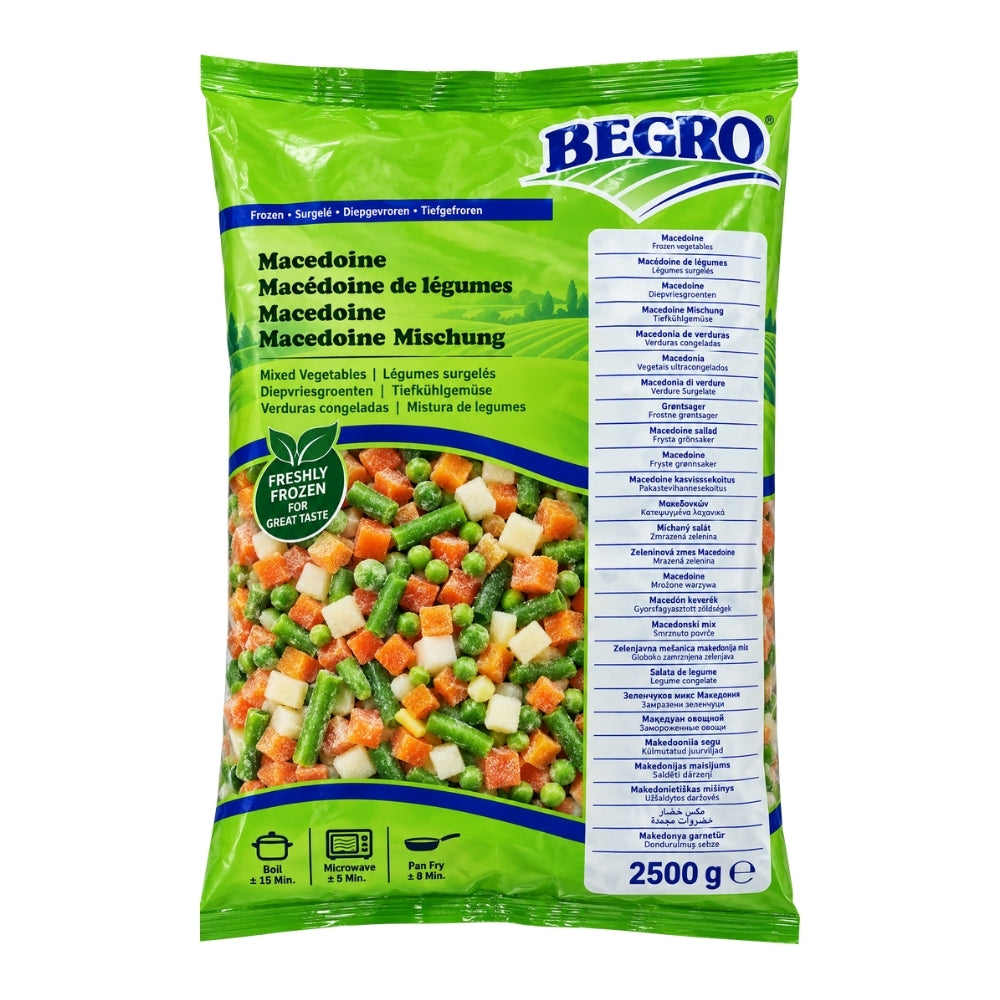 Begro Mix Vegetables 2.5kg