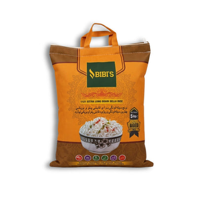 Bibi’s 1121 Extra Long Grain Sella Rice 5 kg